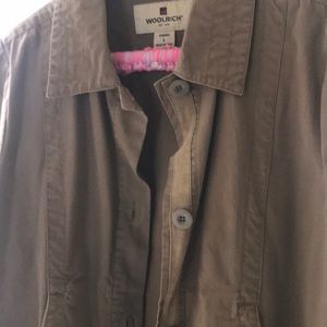 Lite brown wool rich jacket   Unlined